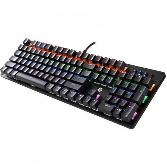 HP GK100 Colorful Backlit Mechanical Gaming Keyboard