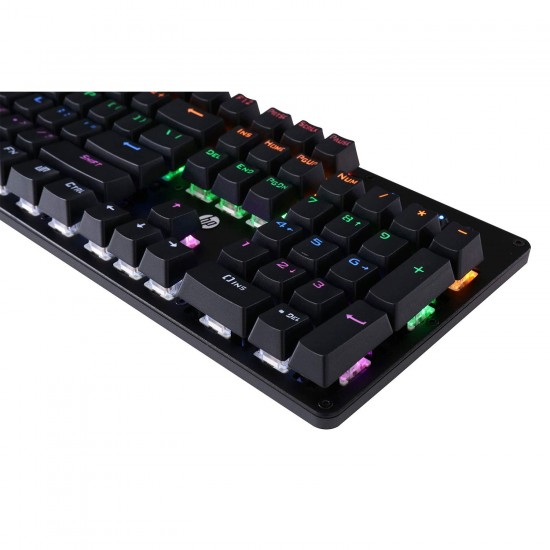 HP GK100 Colorful Backlit Mechanical Gaming Keyboard