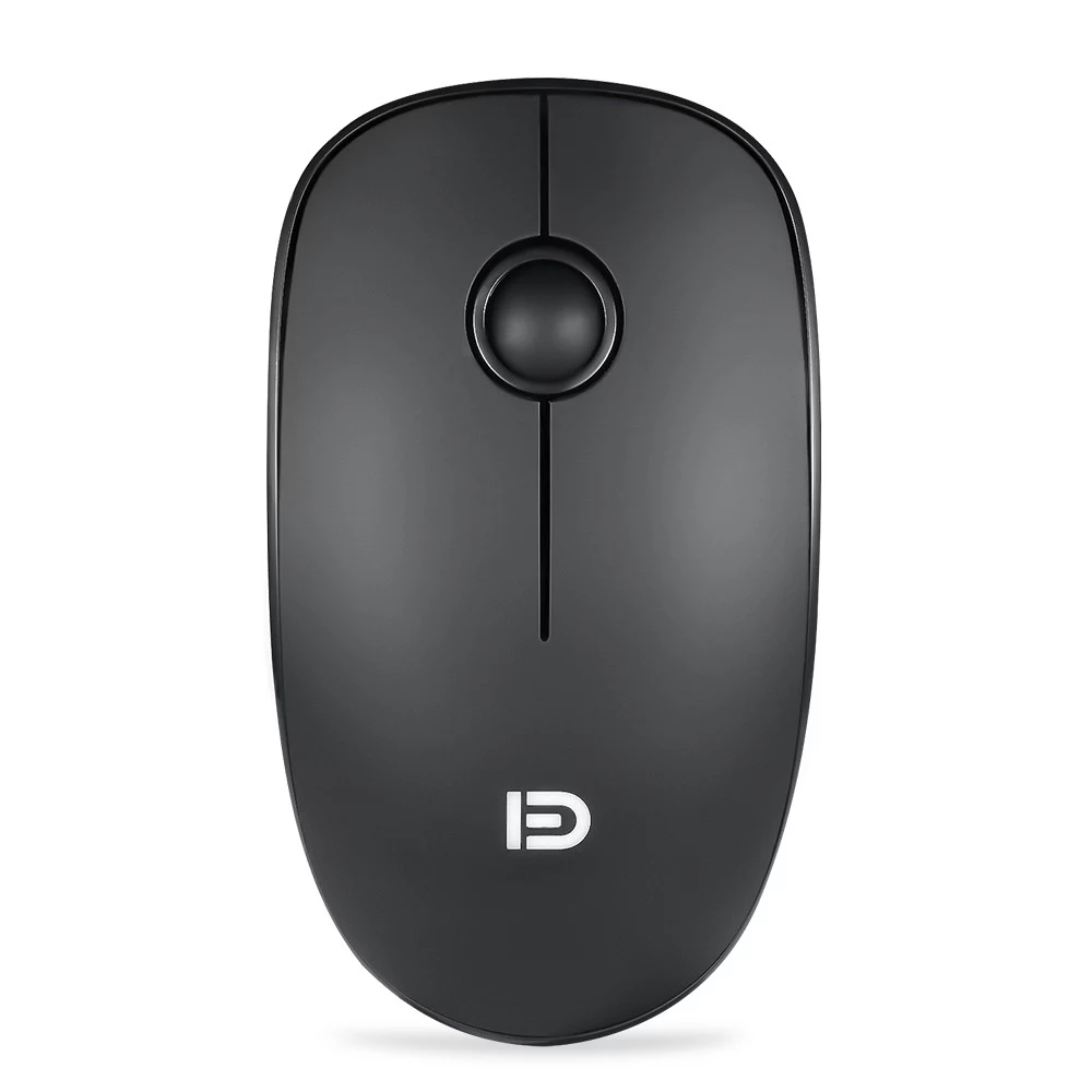 FD V8-B Fashion Ultra Thin Silent Without Light Wireless Mouse