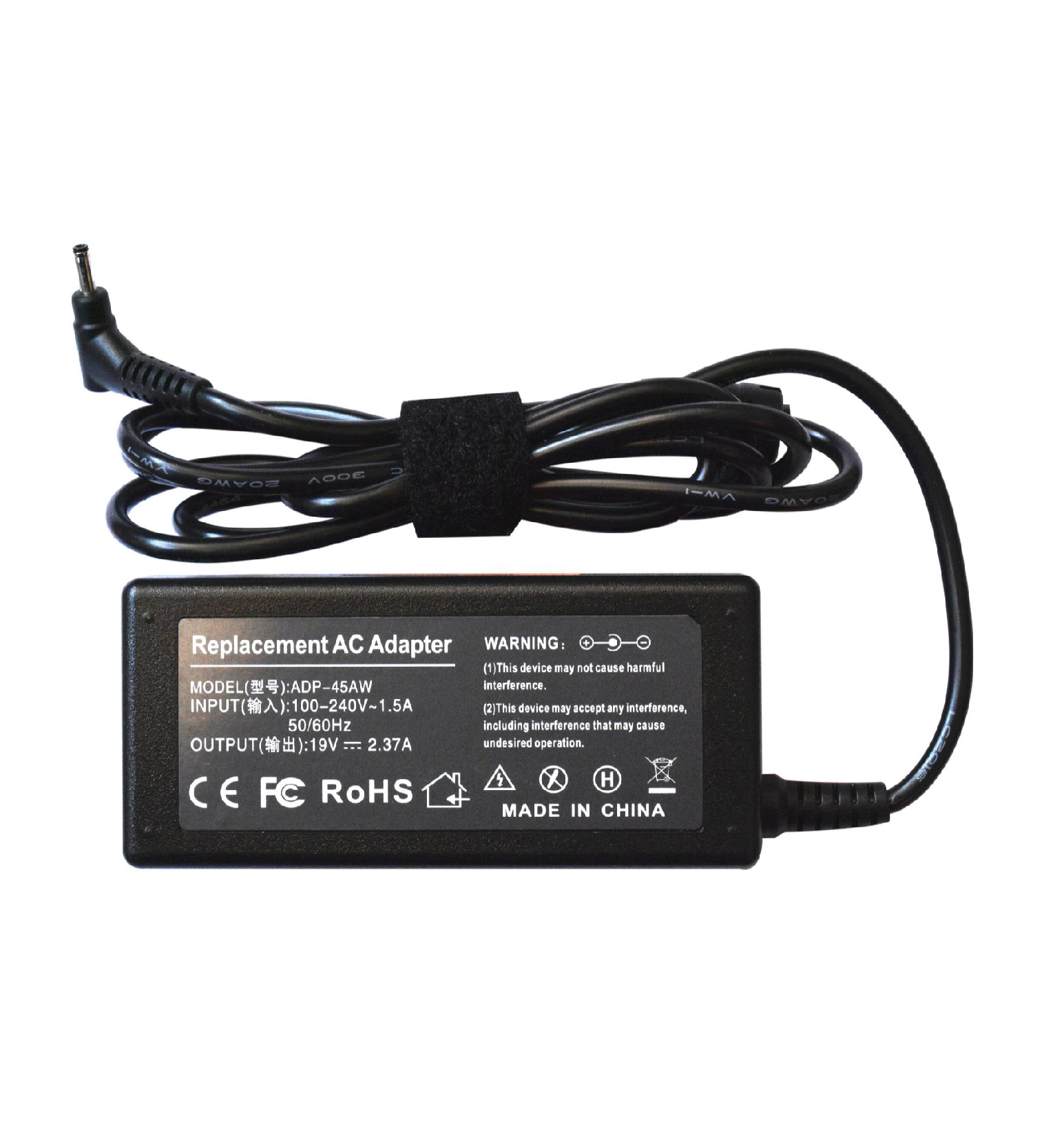 Acer/Aus ADT-0001 19V 2.37A (DC Size: 3.0*1.1, Have Box) Replacement AC Adapter