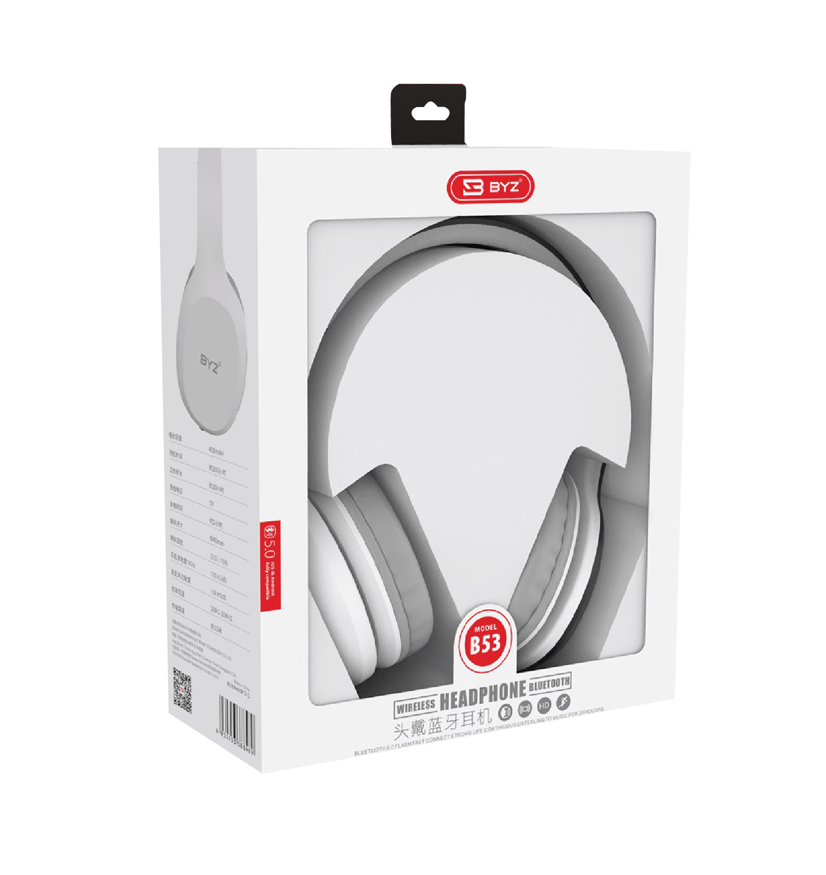 BYZ B53-B Bluetooth Headphone