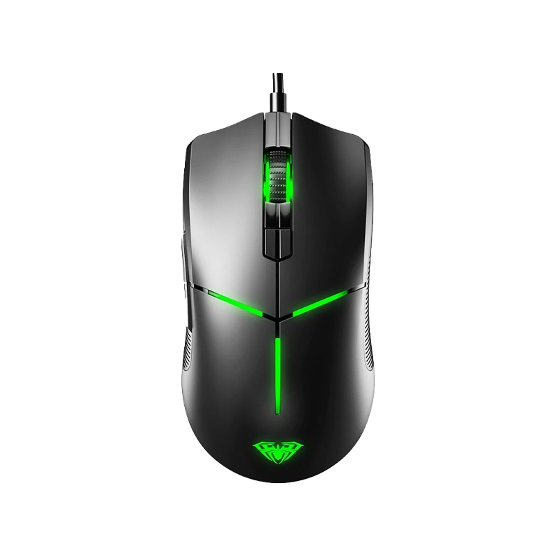 AULA F820 RGB Color Breathing Wired Gaming Mouse