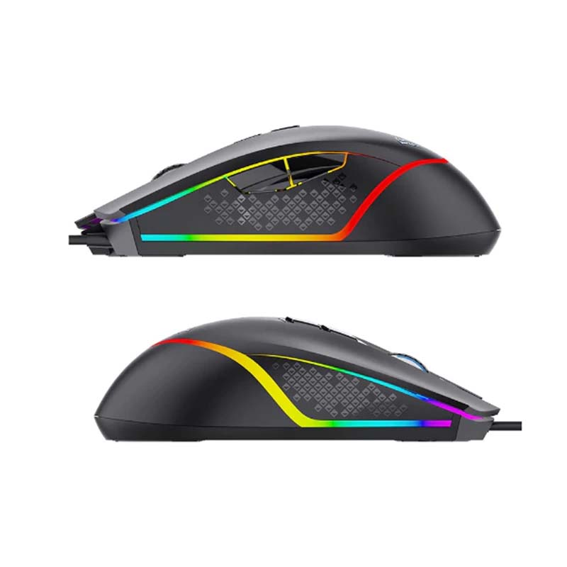 AULA F805 RGB Color Breathing Wired Gaming Mouse