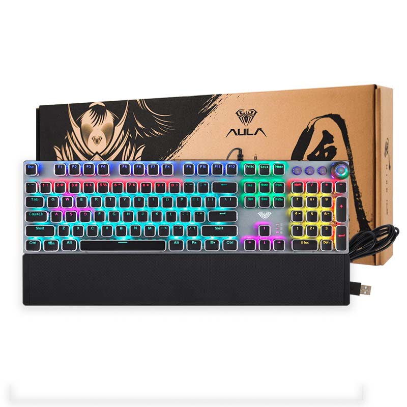 AULA F2088-II Wired Mechanical Gaming Keyboard