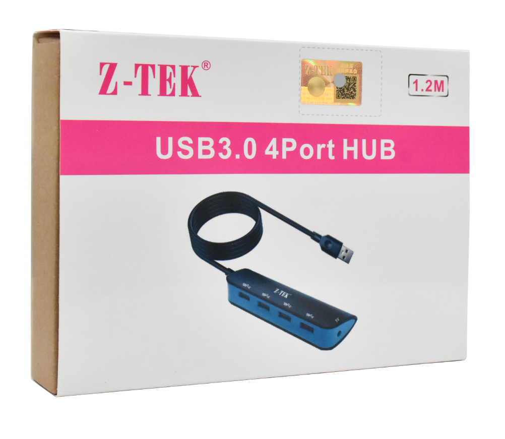 Z-TEK ZY374 4-Port Type-A to Type-A USB 3.0 Hub