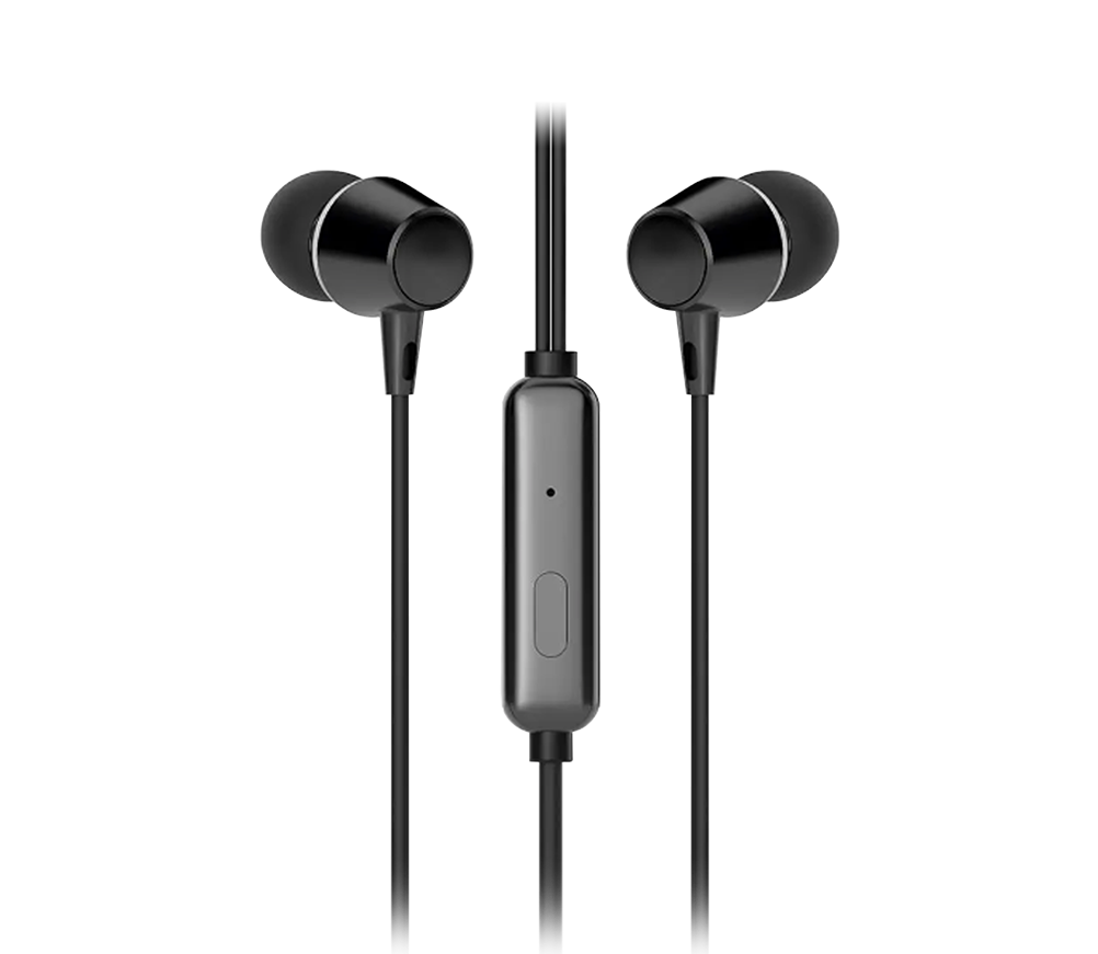 HP DHE-7000-B 3.5mm Audio Jack with Mic Music Earphone 