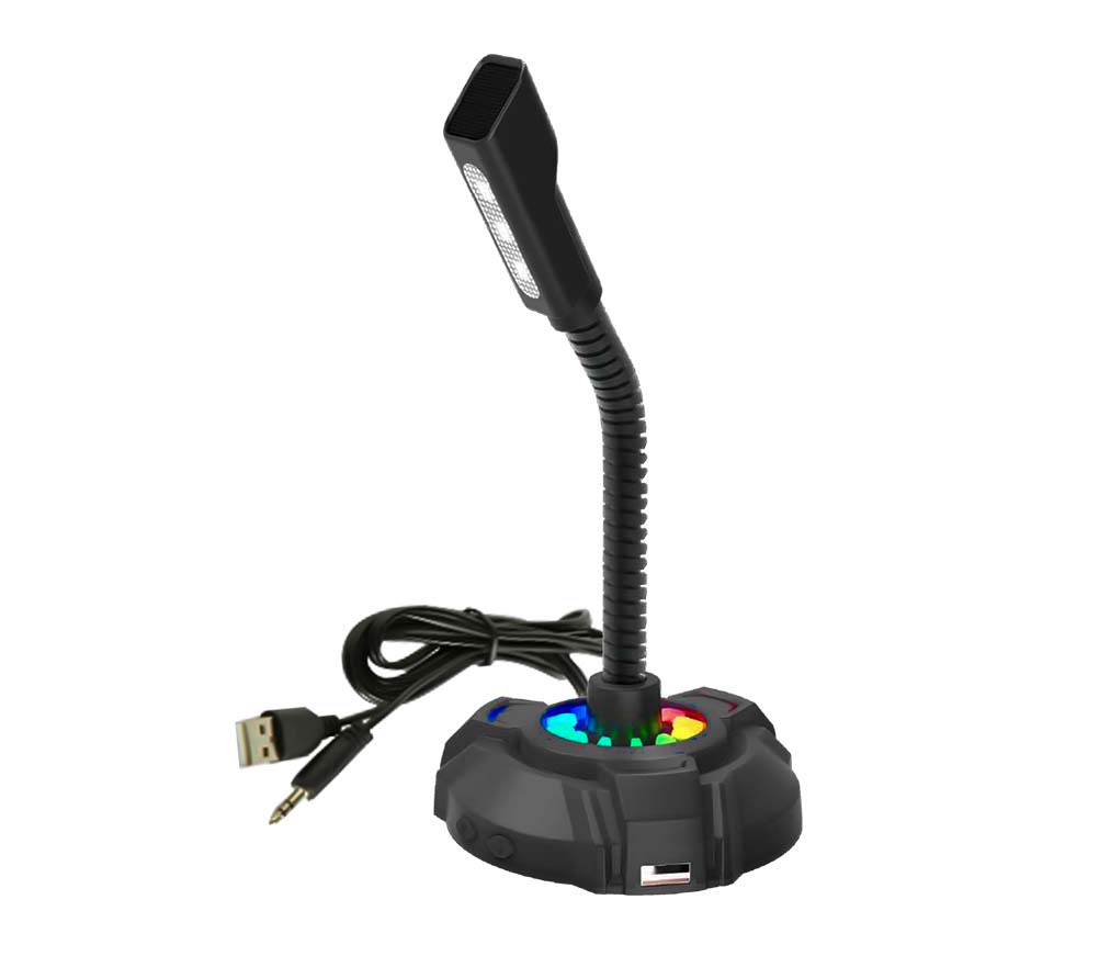 HP DHP-1100C Desktop Microphone with Colorful Lighting