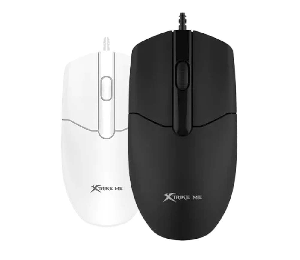 XTRIKE ME GM-124W White Color Backlit Wired Mouse 