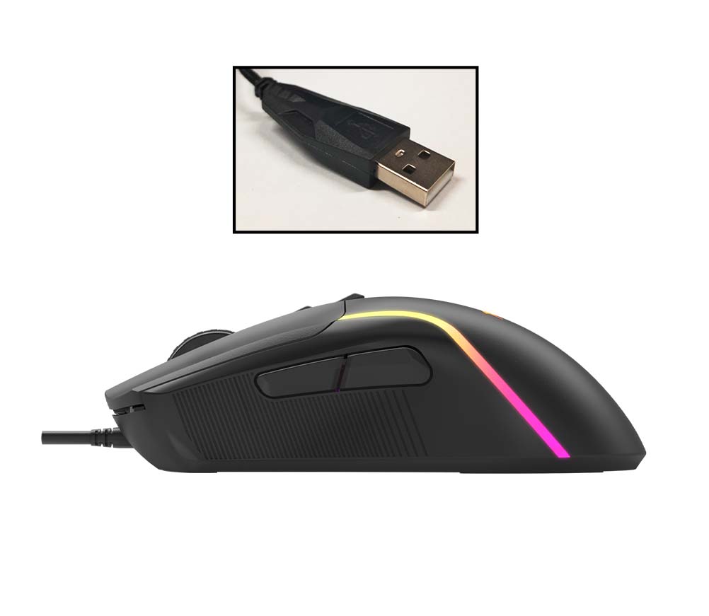 XTRIKE ME GM-313 RGB Lighting Wired Gaming Mouse