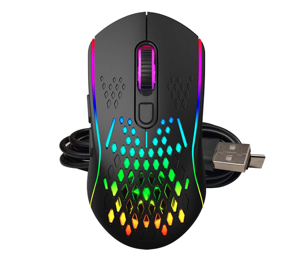 XTRIKE ME GW-611 2.4G RGB Breathing light effect Wireless Mouse