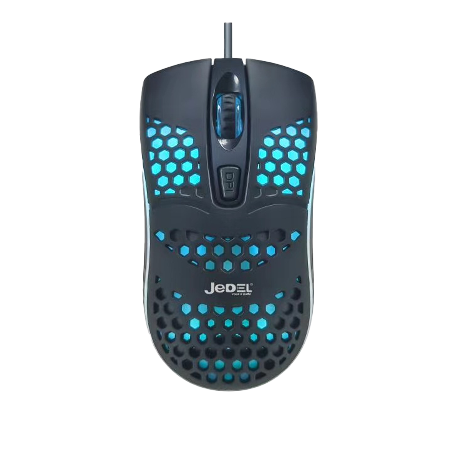 JEDEL CP77 Colorful Breathing Wired Mouse