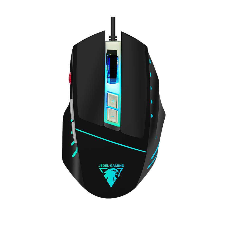 JEDEL GM890 Colorful Lighting Wired Gaming Mouse