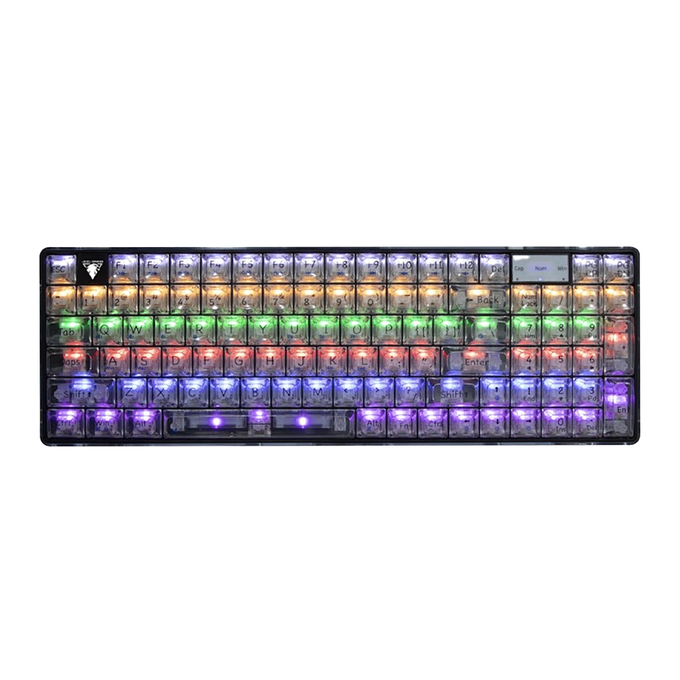 JEDEL KL-139 97Keys Wired Raibow Lighting Mechanical Keyboard